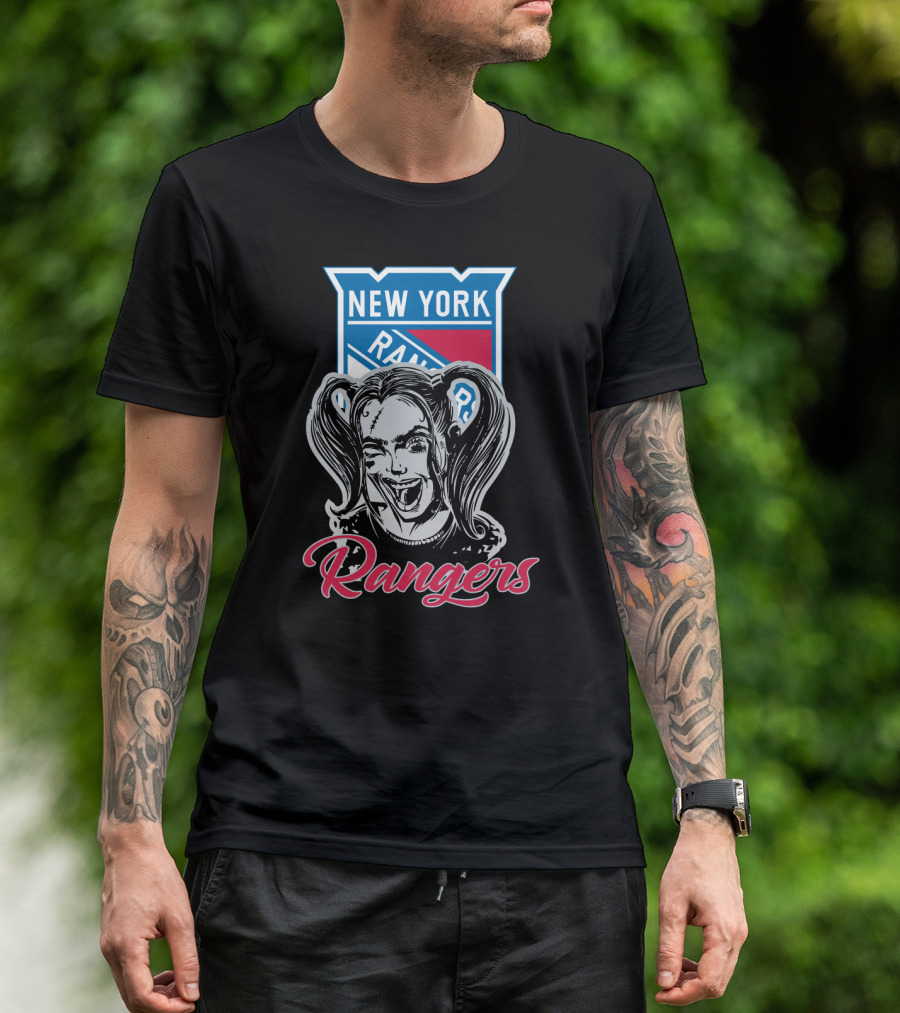 New York Rangers Harley Quinn Fans T-Shirt