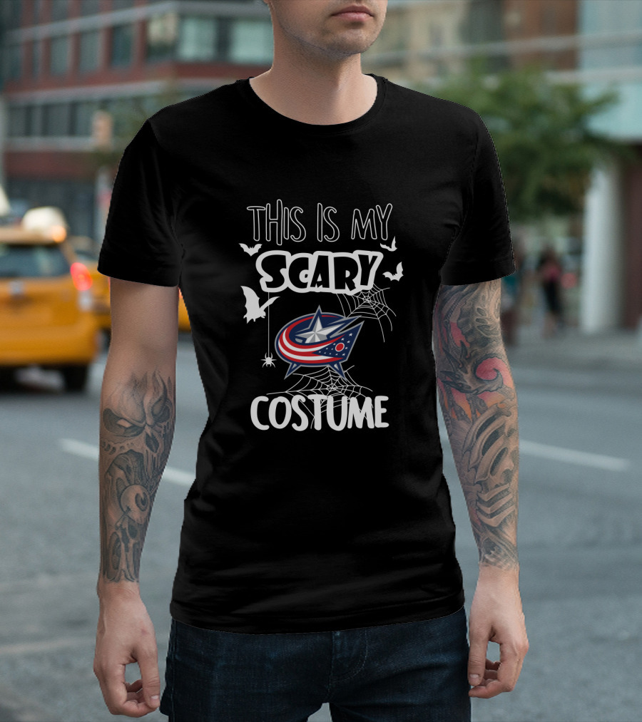 This Is My Scary Costume Columbus Blue Jackets Halloween T-Shirt
