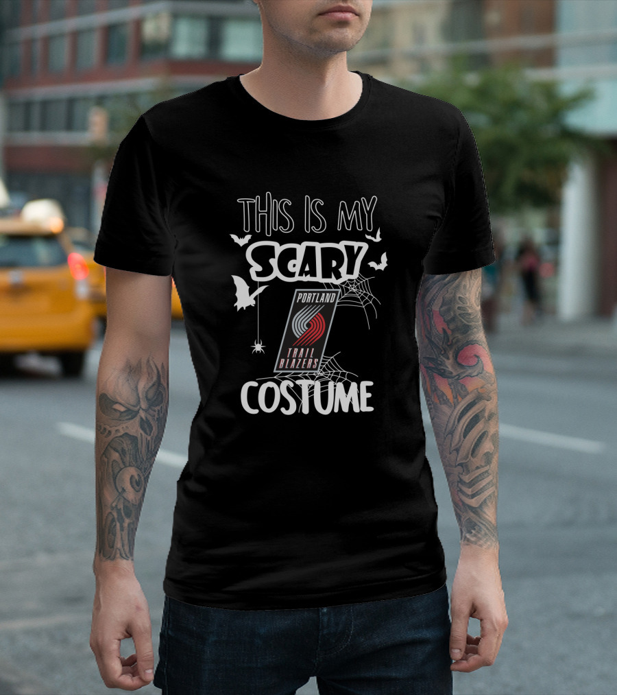 This Is My Scary Portland Trail Blazers Costume T-Shirt