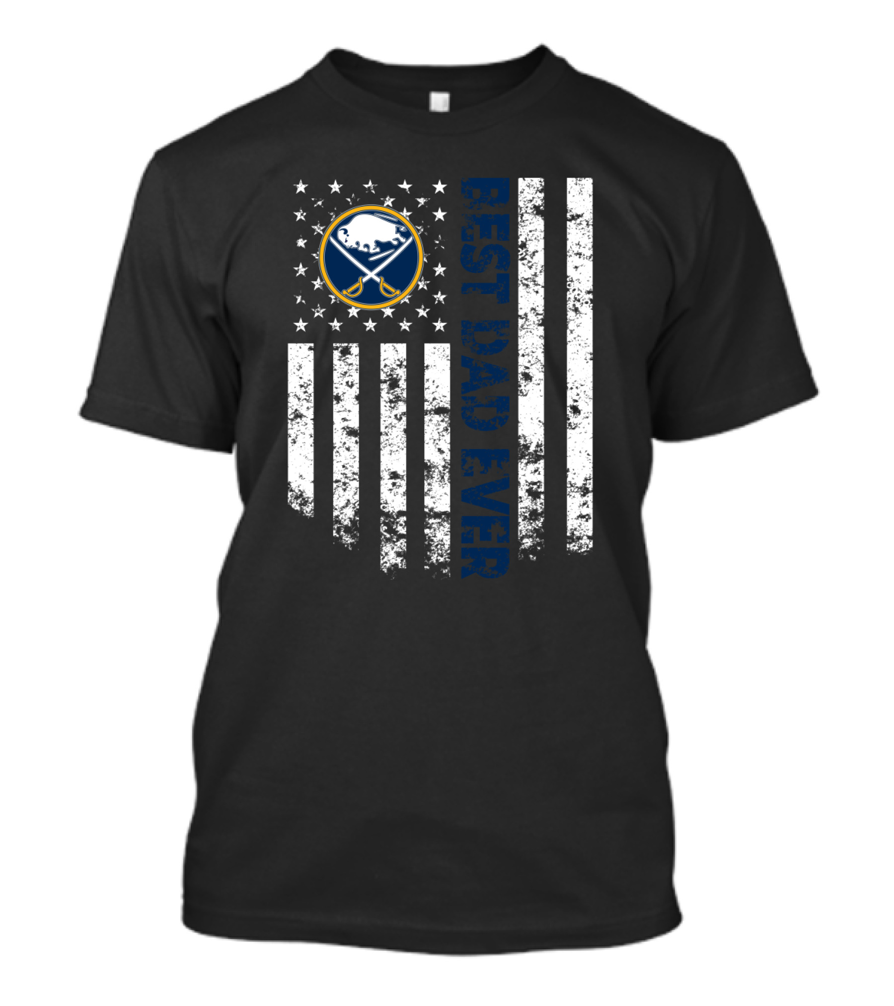 Buffalo Sabres Best Dad Ever American Flag T-Shirt