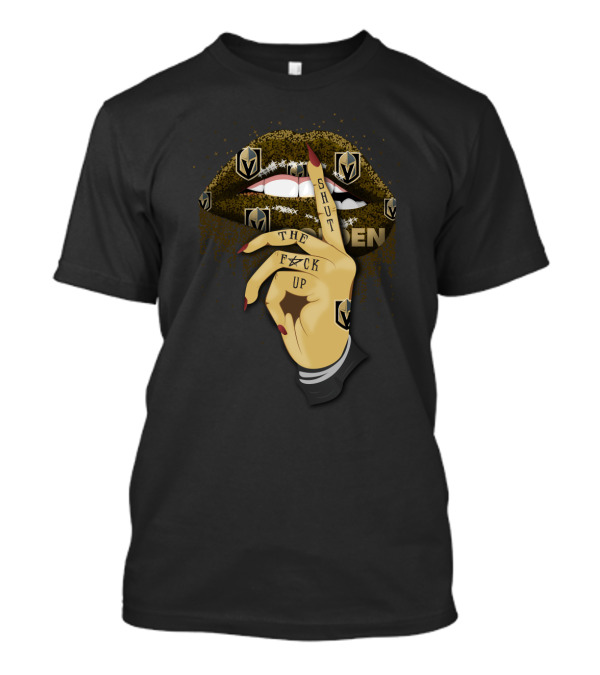 Vegas Golden Knights Lip Shut Up T-Shirt