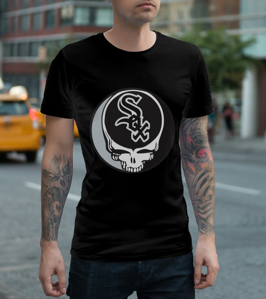 Grateful Dead Steal Your Face Chicago White Sox Fan Mashup T-Shirt