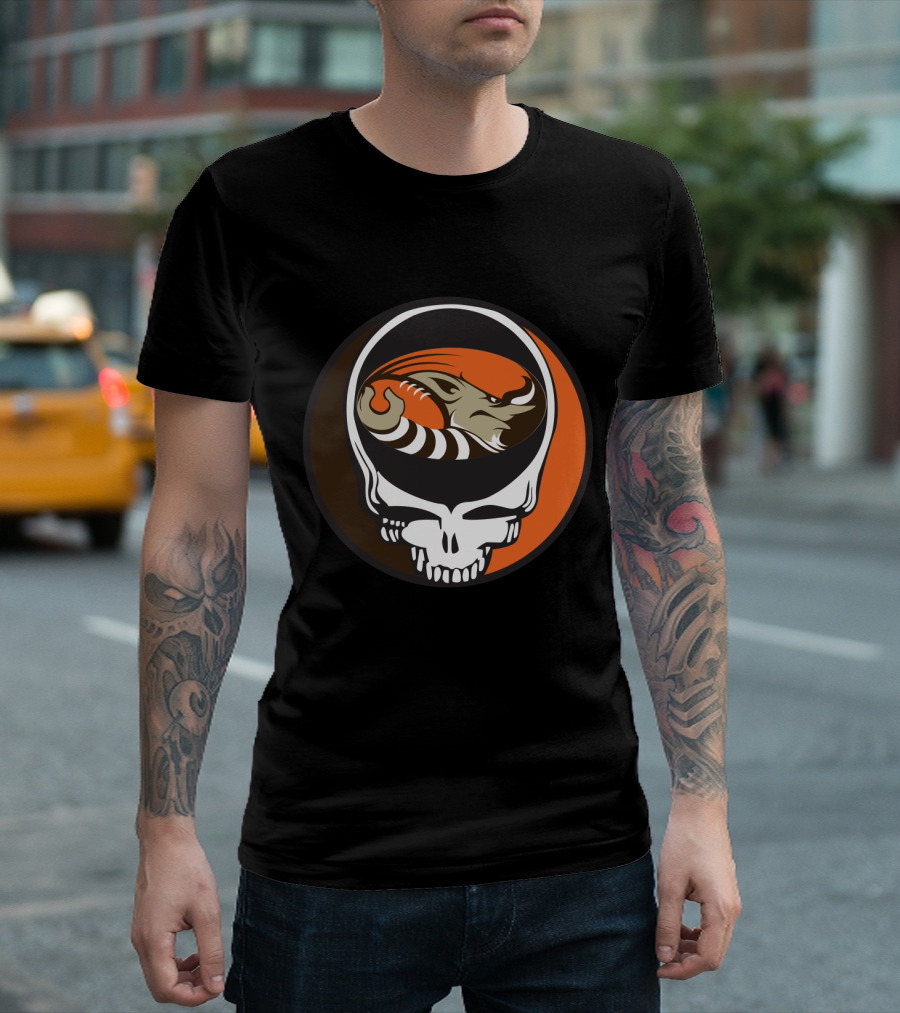 Grateful Dead Steal Your Face Cleveland Browns Football Enthusiast T-Shirt