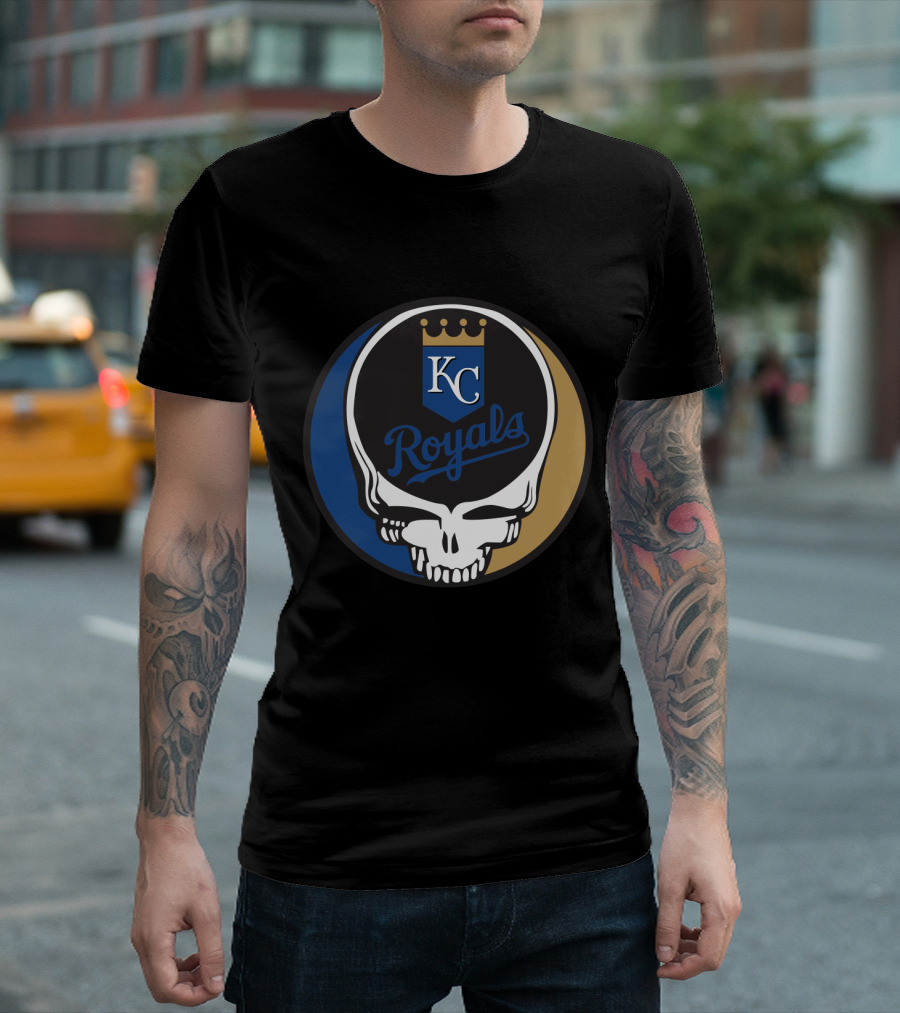 Kansas City Royals Grateful Dead Steal Your Face T-Shirt