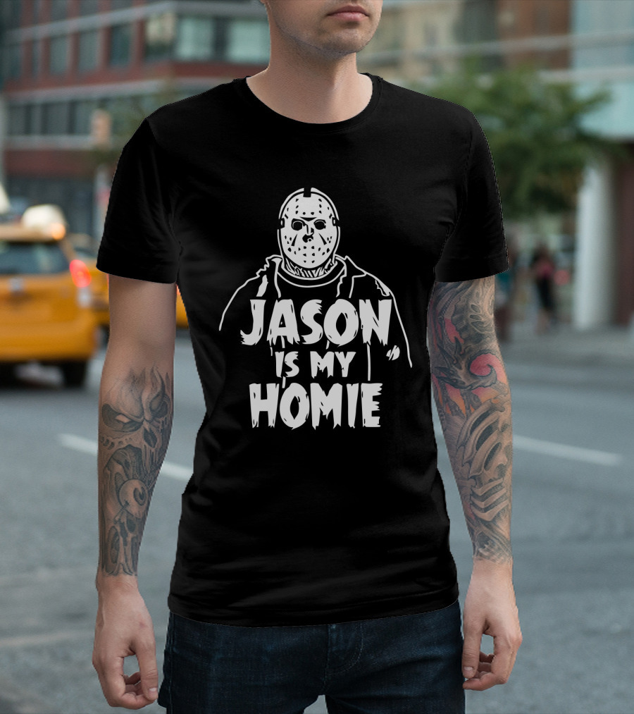 Jason Is My Homie Slasher Mask Hoodie T-Shirt