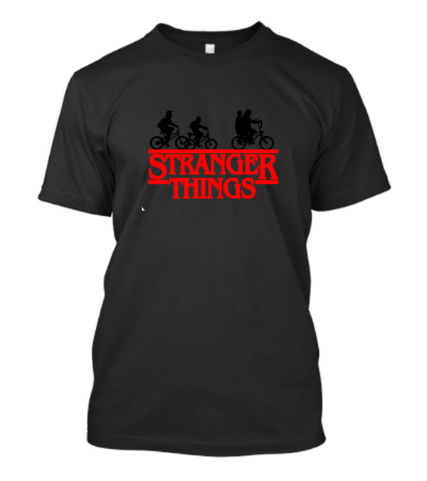 Stranger Things Biking Silhouette Adventure T-Shirt