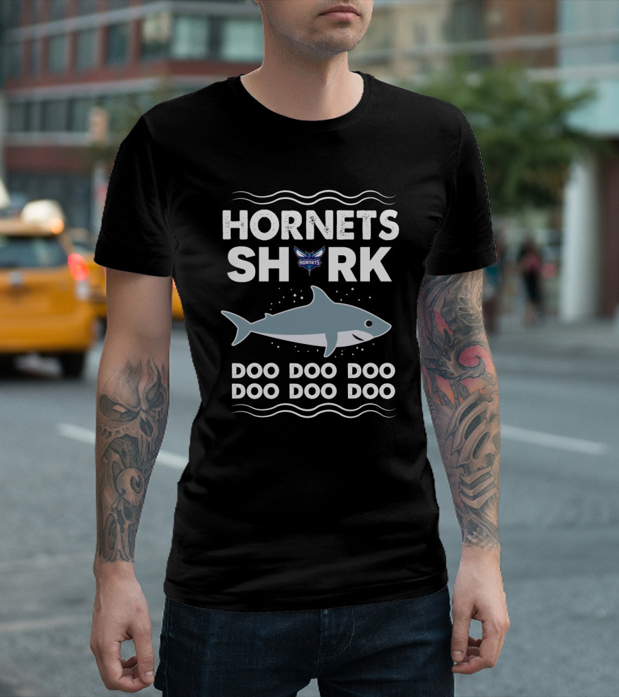 Hornets Shark Doo Doo Doo Doo Doo Doo Charlotte Fan T-Shirt