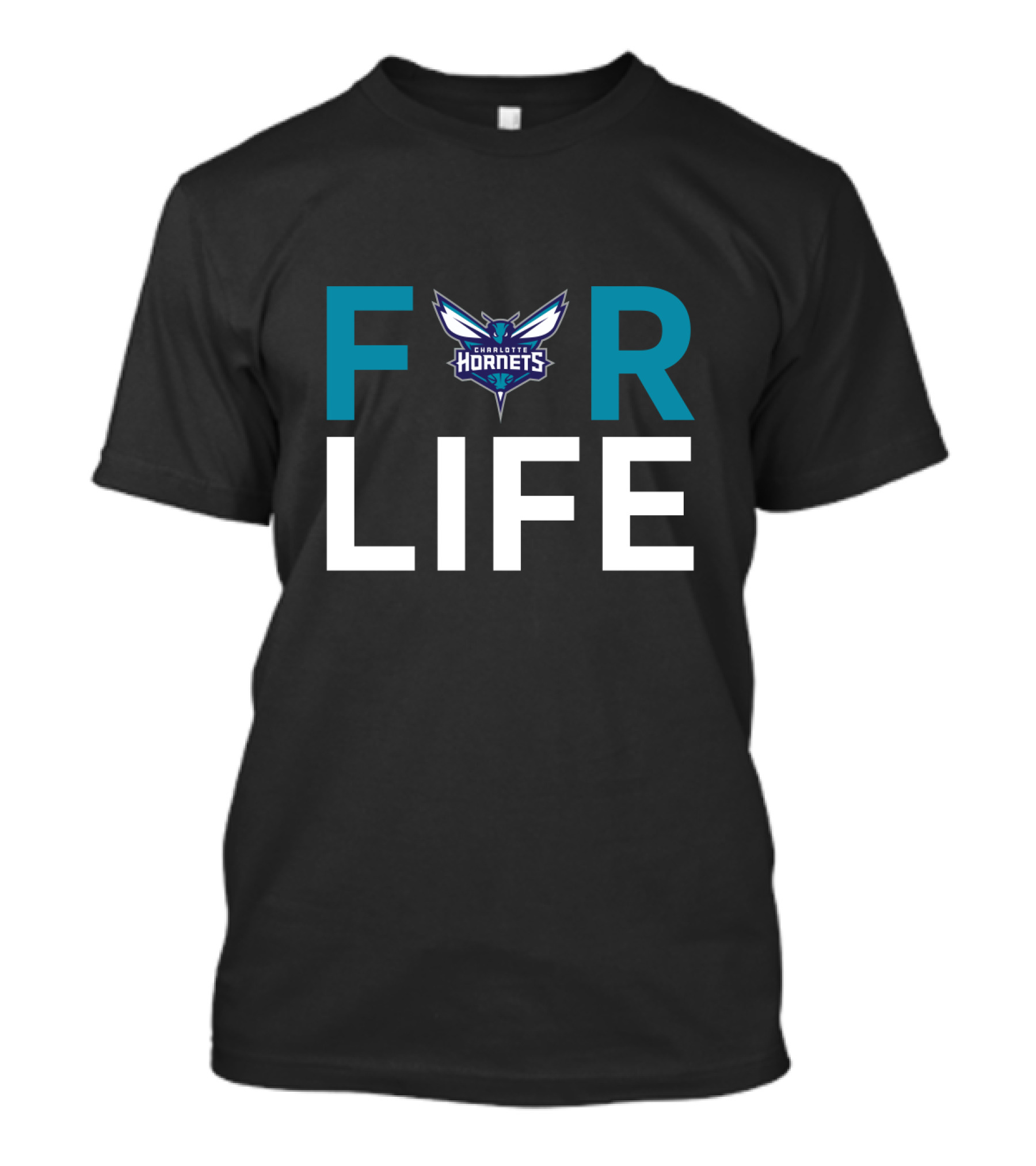 Charlotte Hornets Logo For Life Enthusiasts T-Shirt