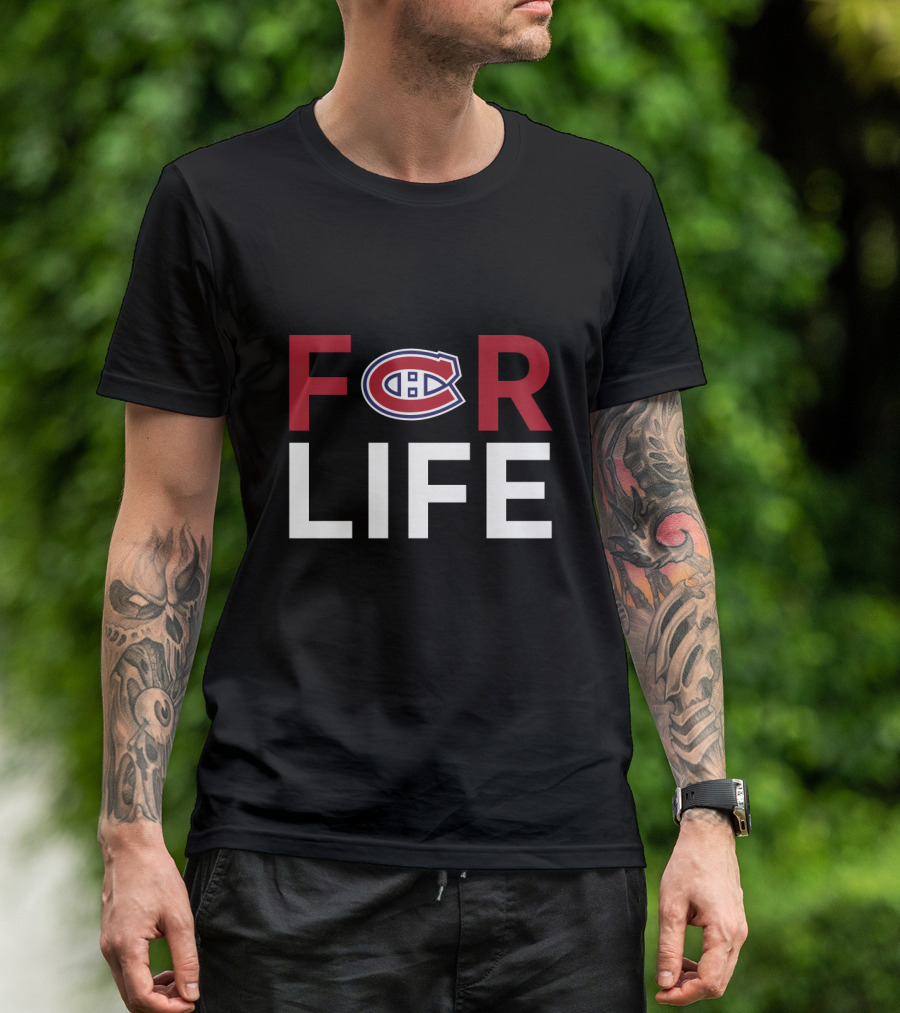 Montreal Canadiens Fans For Life With Iconic Team T-Shirt