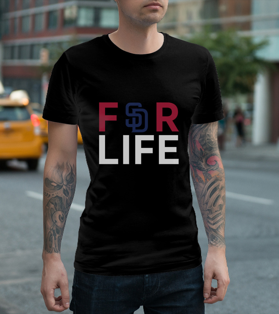 SD Padres Baseball Fans For Life Loyalty T-Shirt