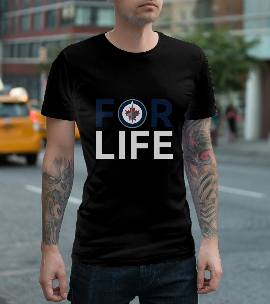 Winnipeg Jets Logo For Life For Dedicated Fans T-Shirt