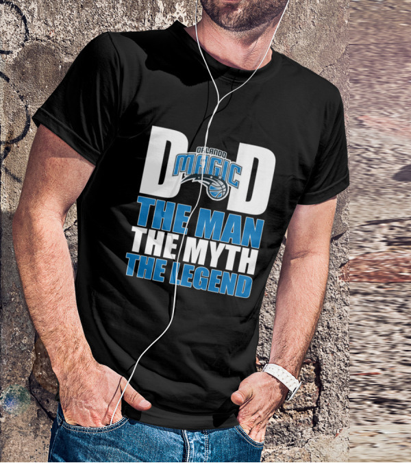 Orlando Magic Dad The Man The Myth The Legend Father's Day T-Shirt