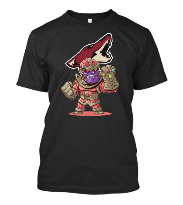 Arizona Coyotes Fans Marvel Thanos Mashup T-Shirt