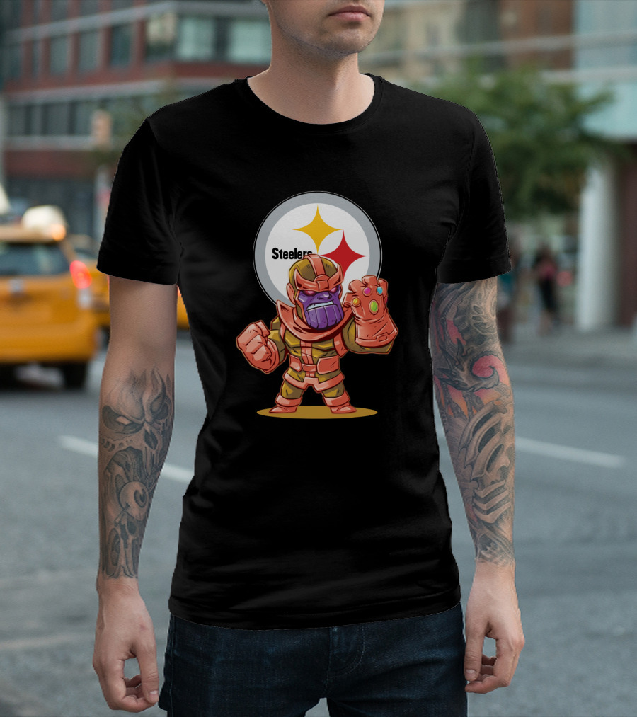 Thanos Steelers Superfan Fusion T-Shirt