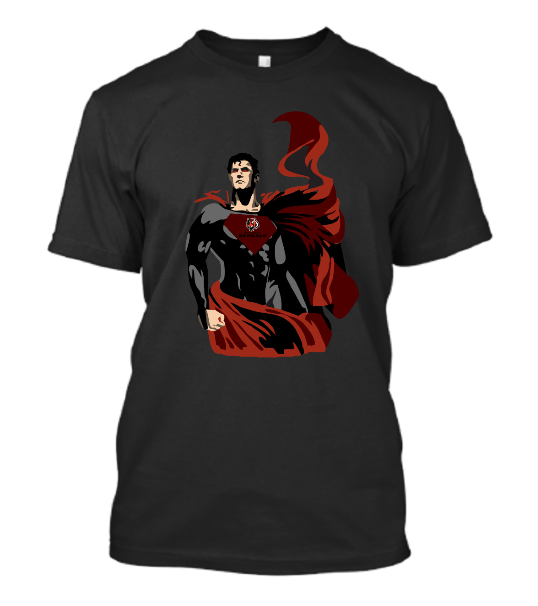 Superman Bengals Hero Cincinnati Fans T-Shirt