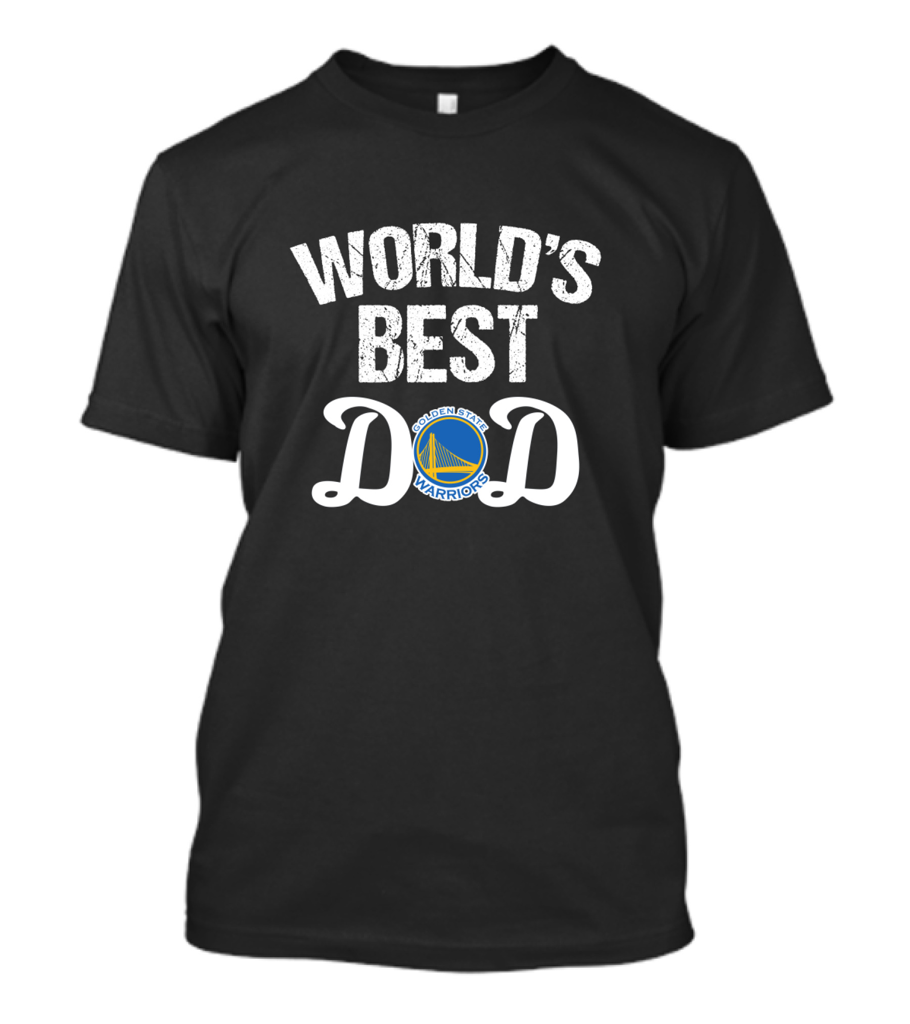 World's Best Dad Golden State Warriors T-Shirt