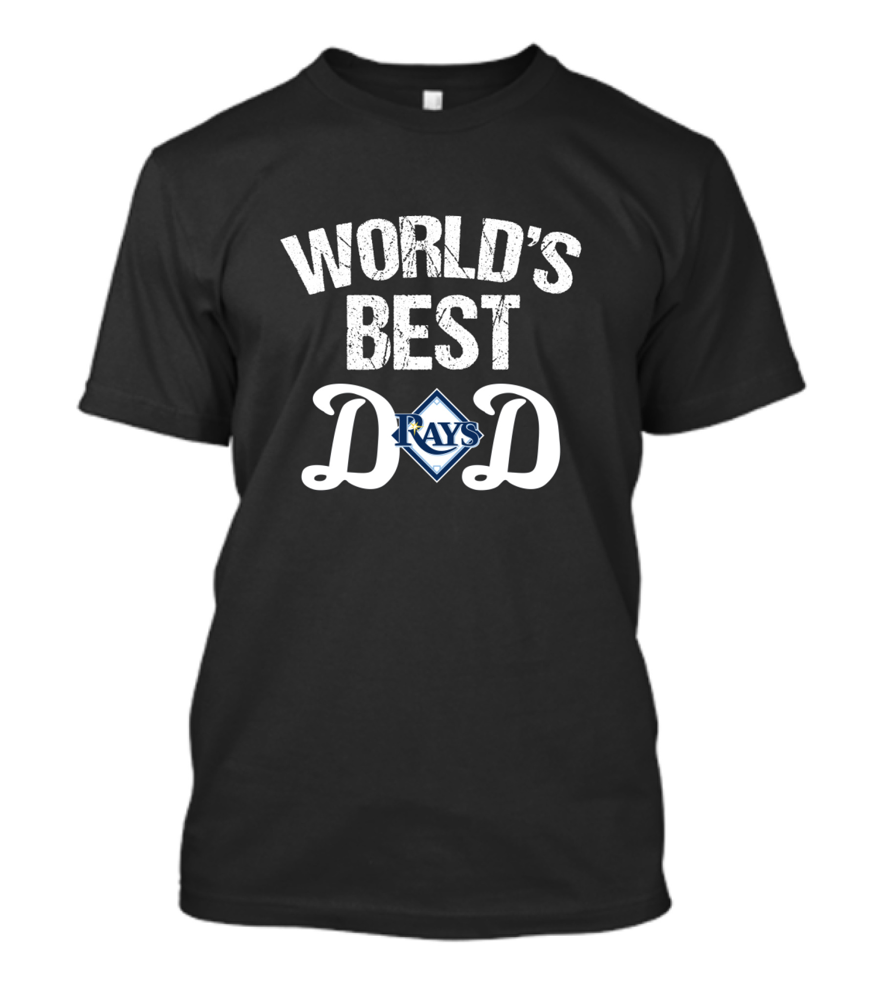 World's Best Rays Dad Tampa Bay T-Shirt