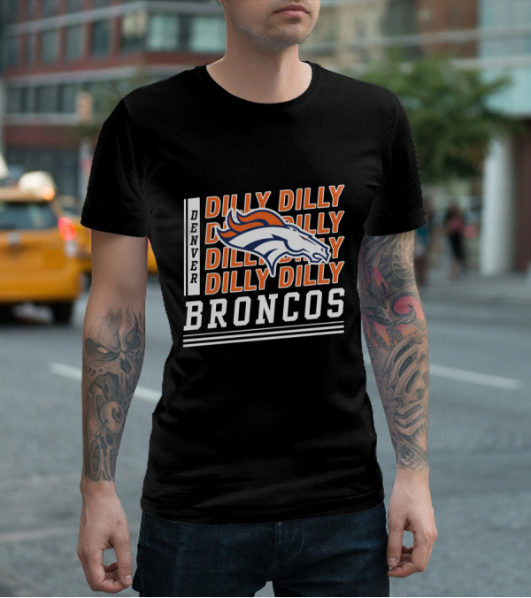 Denver Broncos Dilly Dilly Broncos Bud Light Football Team T-Shirt
