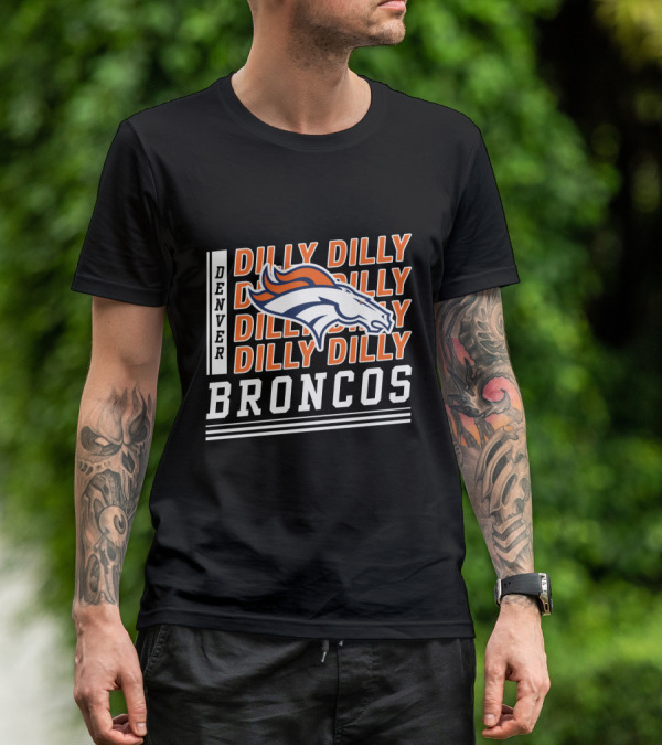 Denver Broncos Dilly Dilly Broncos Bud Light Football Team T-Shirt