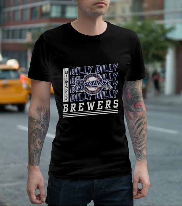 Milwaukee Brewers Dilly Dilly Baseball T-Shirt