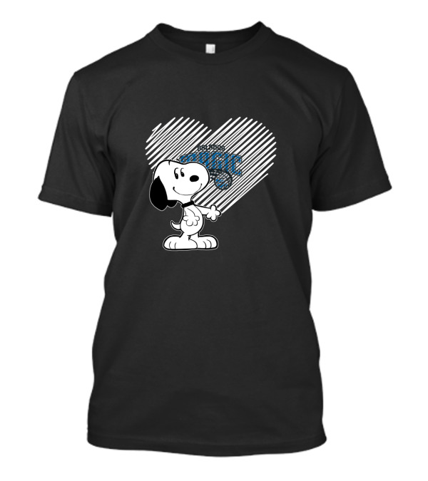 Snoopy Heart Orlando Magic Fans T-Shirt