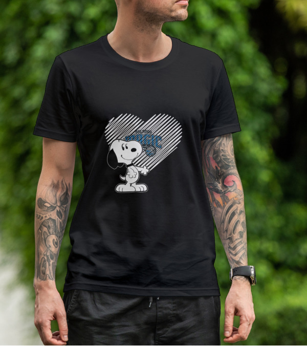 Snoopy Heart Orlando Magic Fans T-Shirt