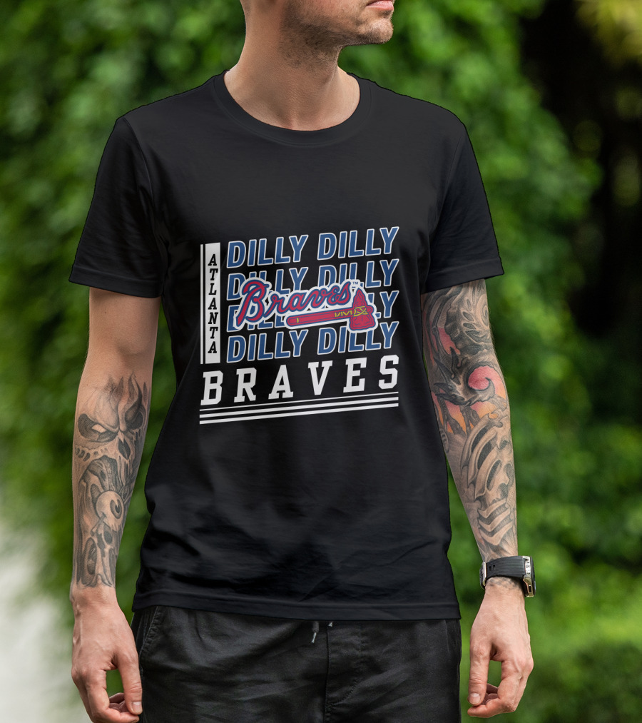 Atlanta Braves Dilly Dilly Braves Logo T-Shirt