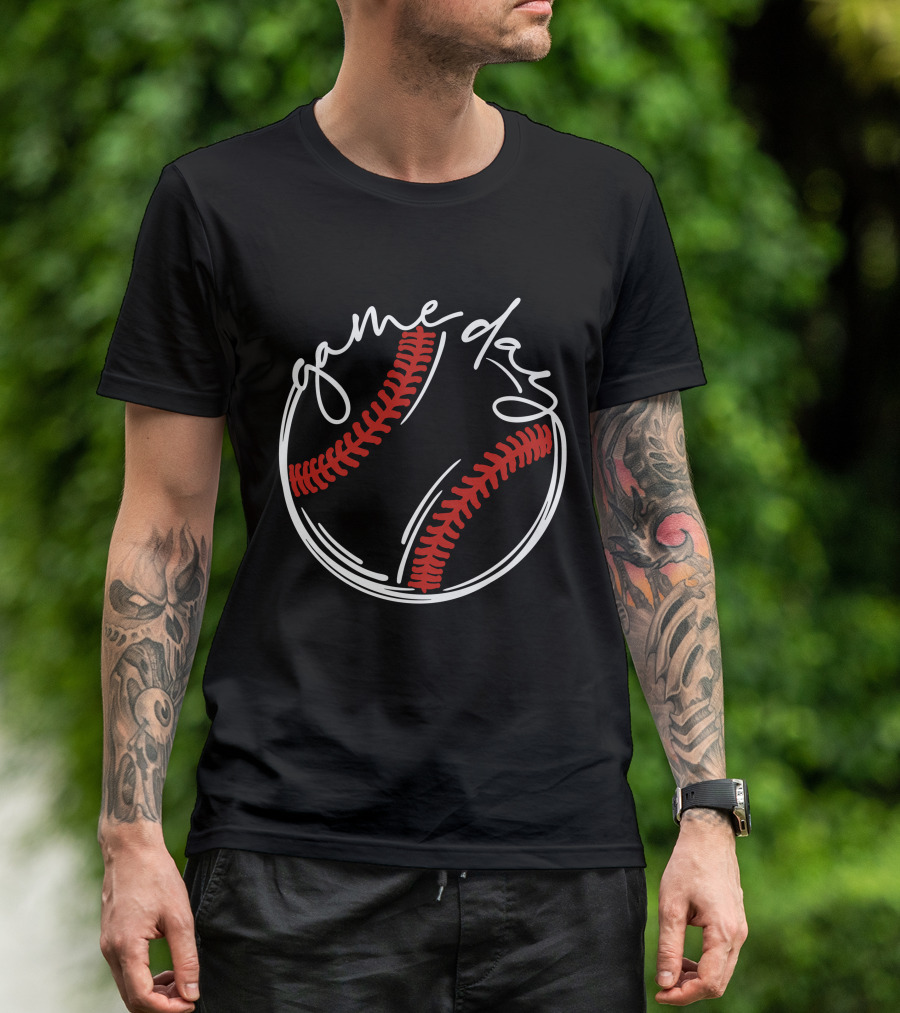Game Day Baseball Mom Best T-Shirt