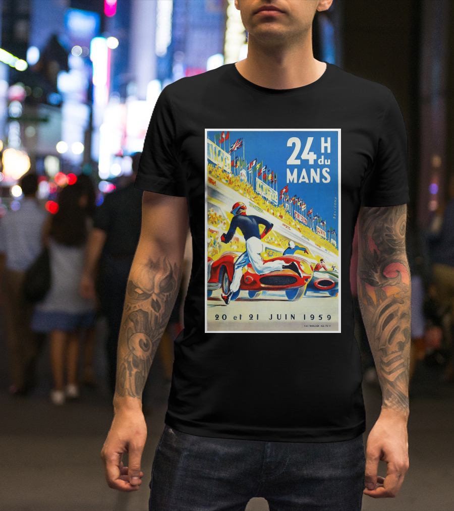 24 Heures Du Mans 20 Et 21 Juin 1959 Racing Event T-Shirt