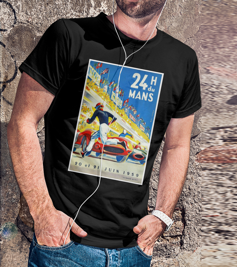 24 Heures Du Mans 20 Et 21 Juin 1959 Racing Event T-Shirt