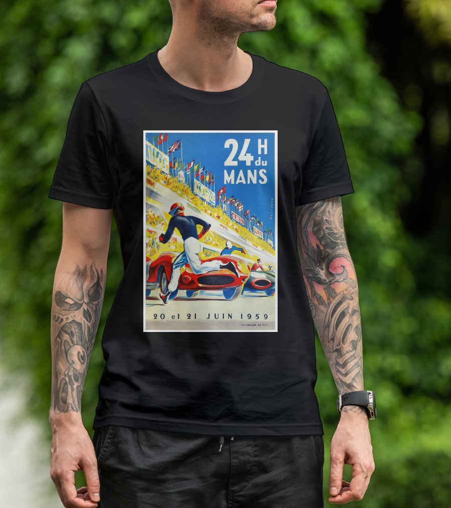 24 Heures Du Mans 20 Et 21 Juin 1959 Racing Event T-Shirt