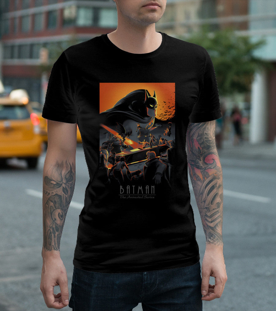 Batman The Animated Series Gotham Showdown Classic T-Shirt