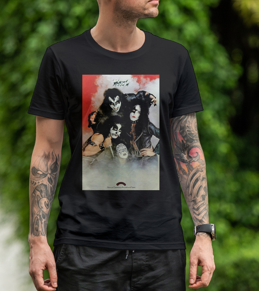 Kiss Band New On Casablanca Records And Tapes T-Shirt