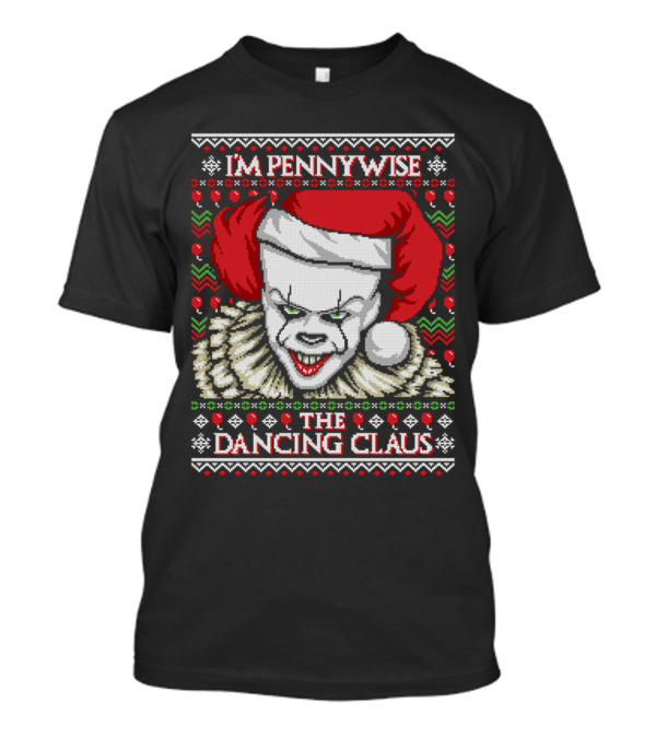 Pennywise Ugly Sweater The Dancing Claus Holiday T-Shirt