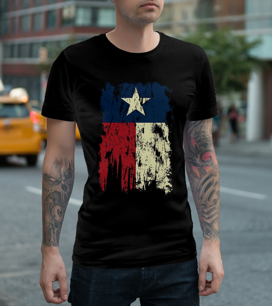 Texas Independence Day Lone Star Flag T-Shirt