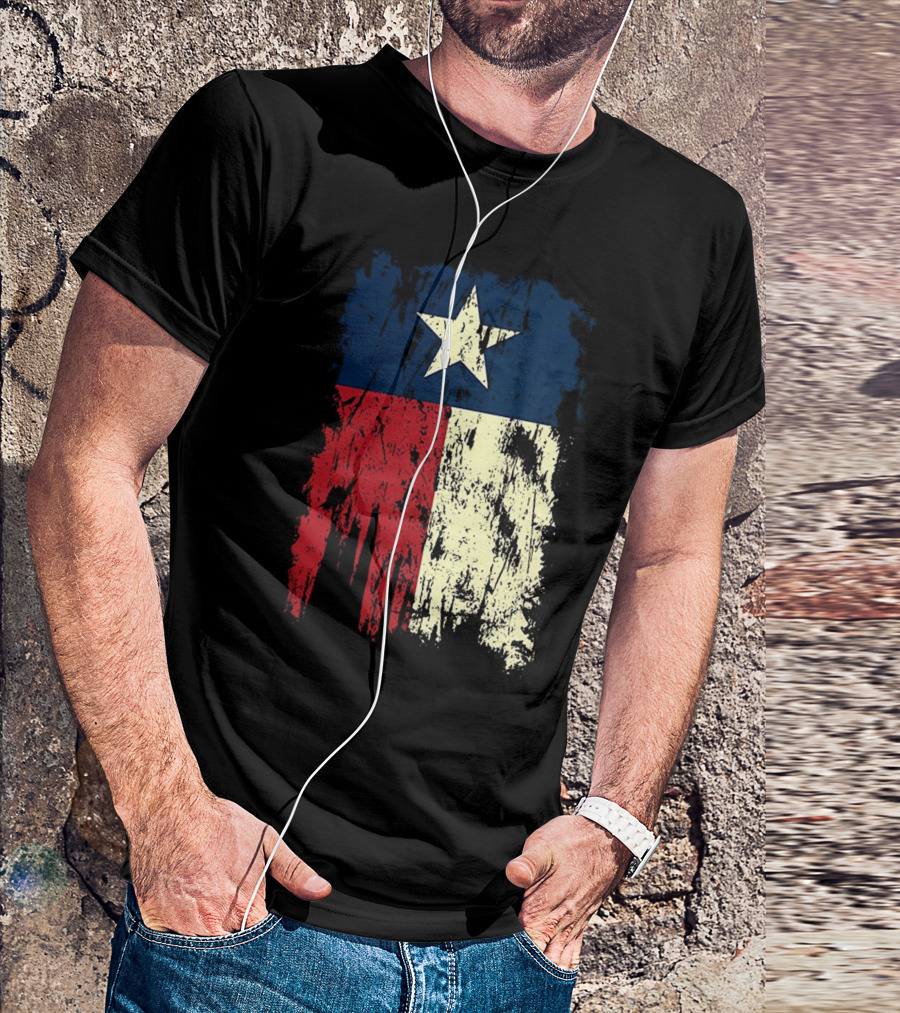 Texas Independence Day Lone Star Flag T-Shirt