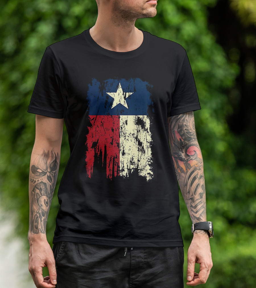 Texas Independence Day Lone Star Flag T-Shirt
