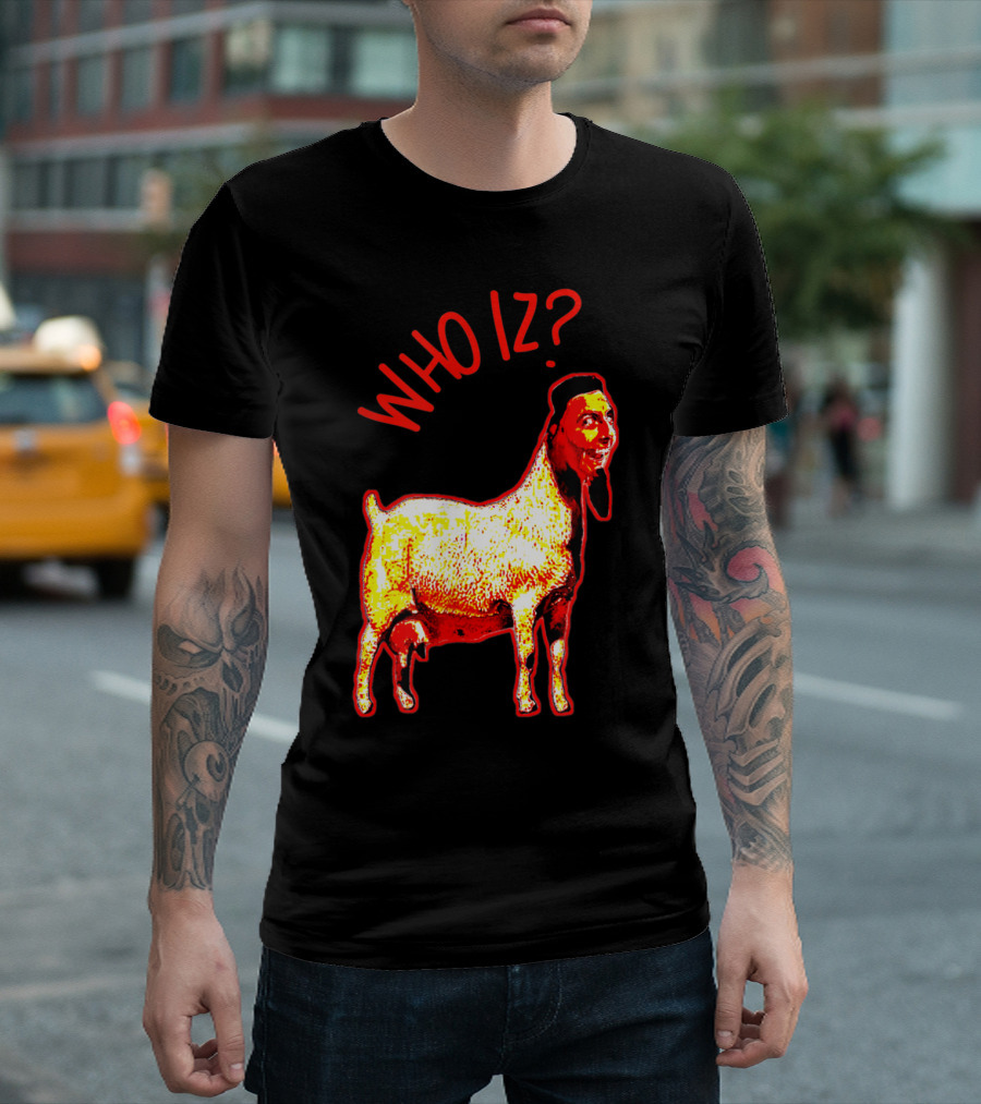 Who Iz Man Myth Legend Goat Nocap T-Shirt