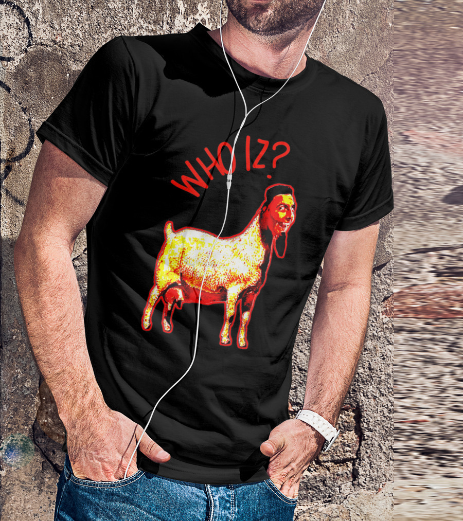 Who Iz Man Myth Legend Goat Nocap T-Shirt