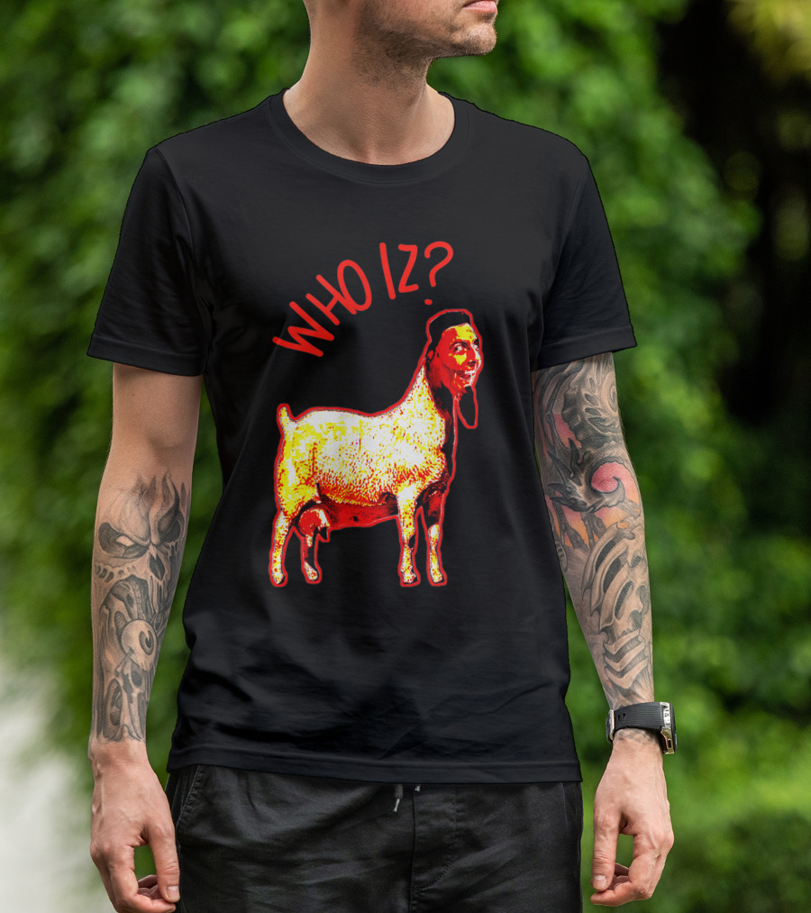 Who Iz Man Myth Legend Goat Nocap T-Shirt