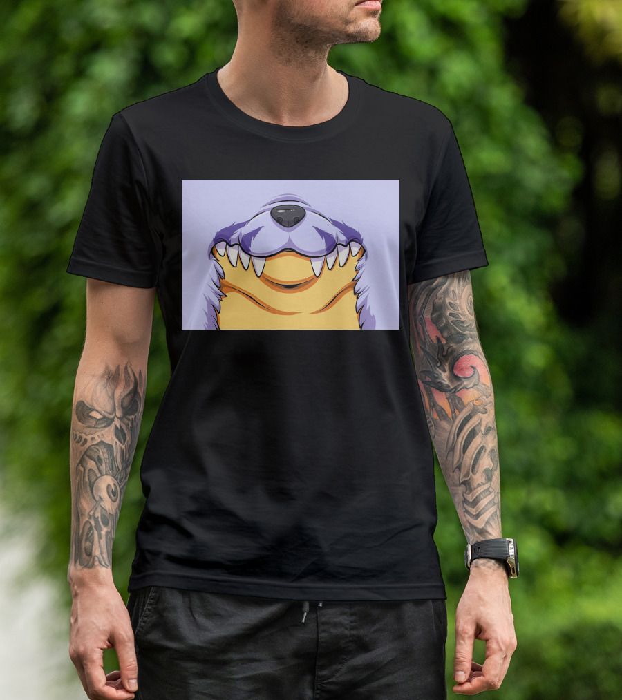 Gabu Mask Anime-Inspired Wolf Face T-Shirt