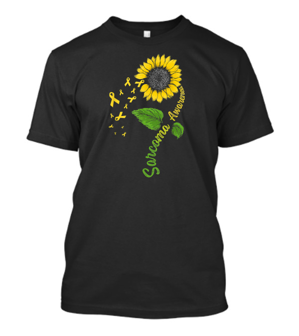 Sarcoma Cancer Awareness Survivor Flower Warrior T-Shirt