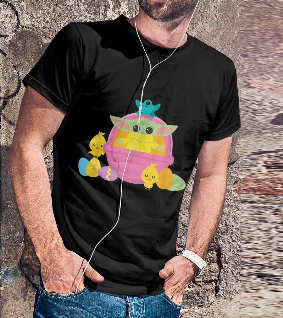 Baby Yoda Easter Chick And Egg Surprise T-Shirt