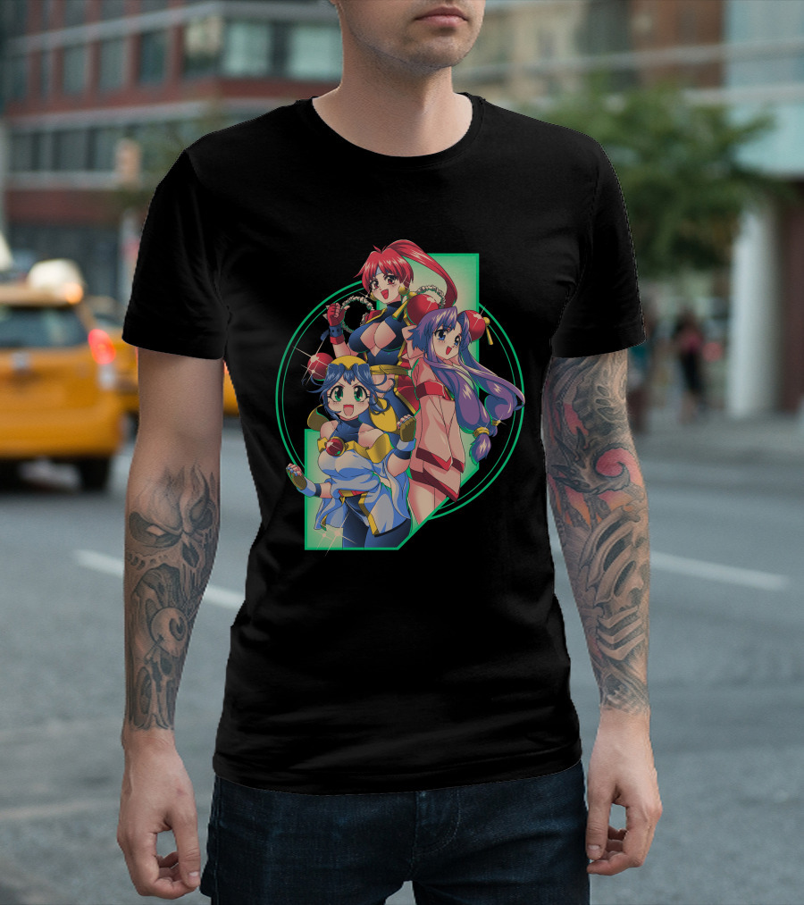 Robot Hearts Anime Trio Warriors T-Shirt