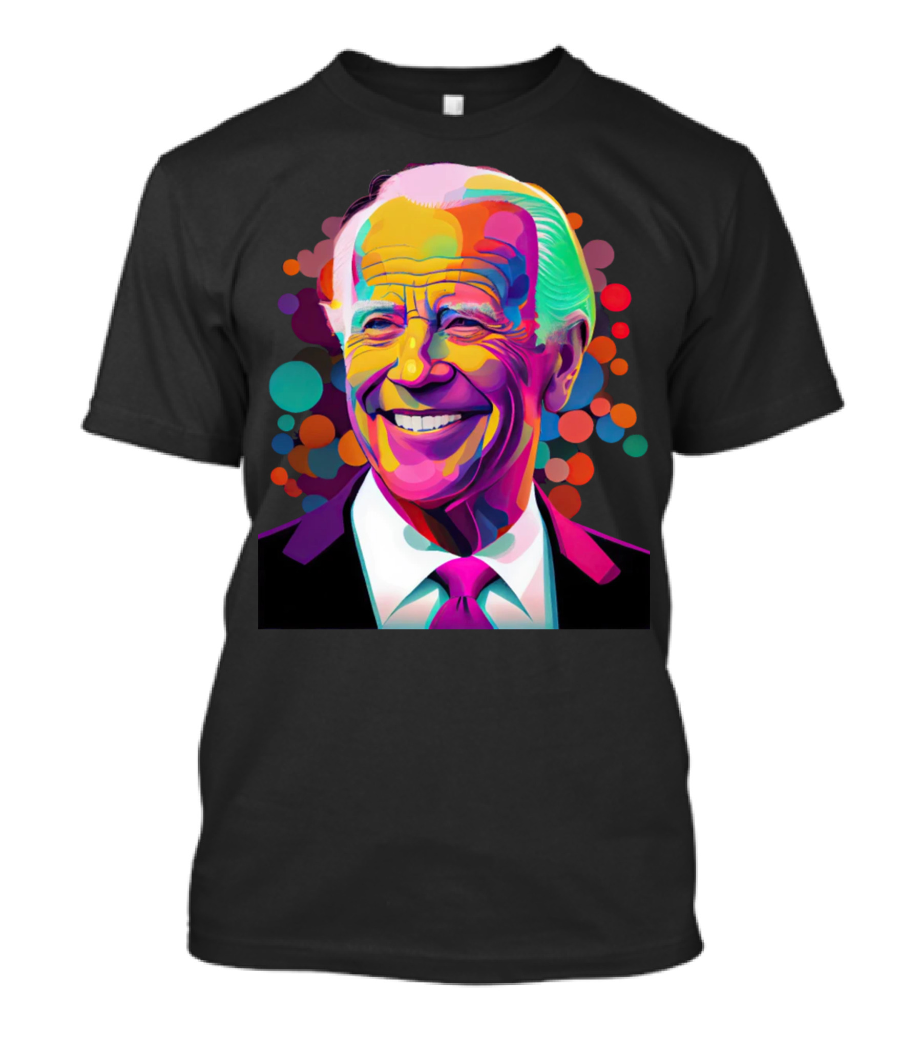 Smiling President Colorful Pop T-Shirt
