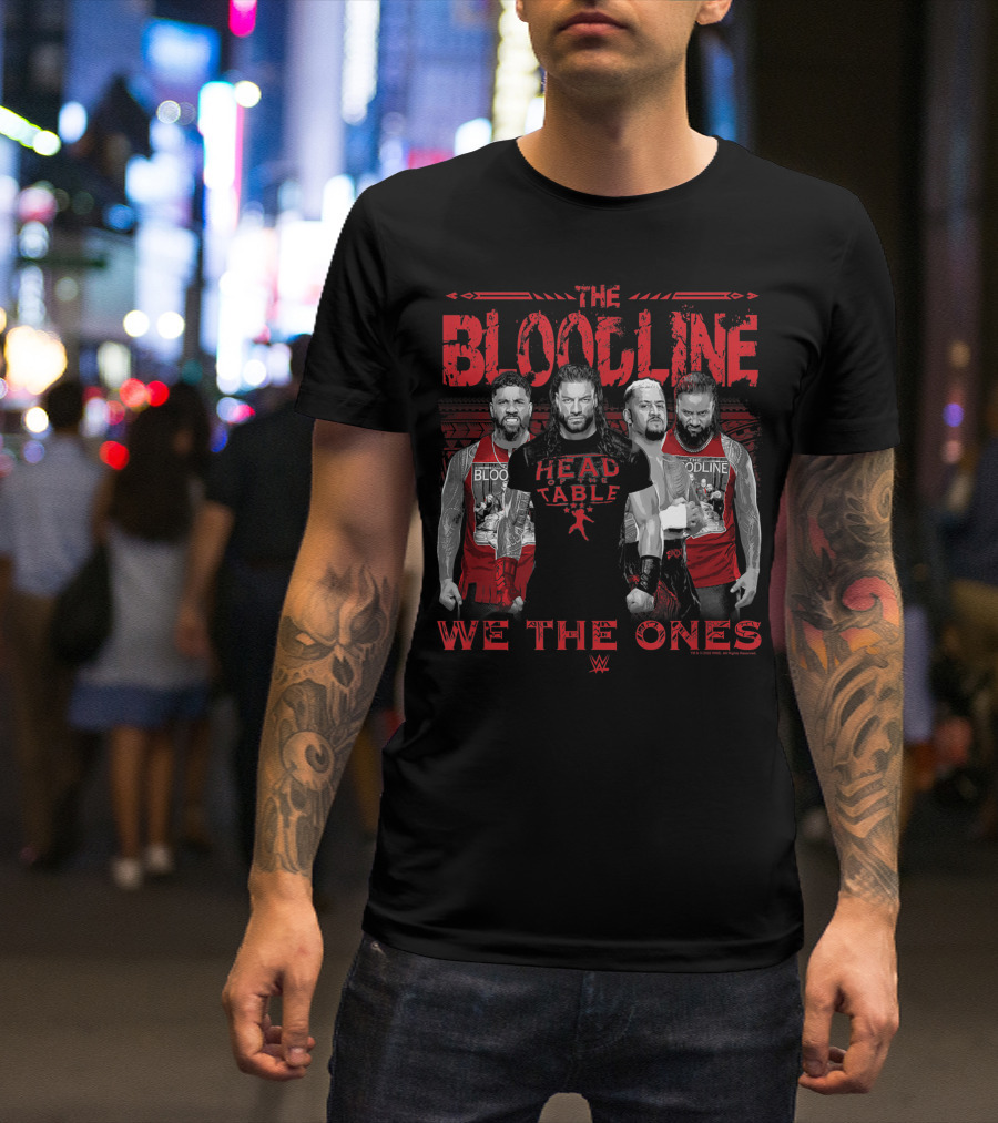 WWE The Bloodline Head Of The Table We The Ones T-Shirt