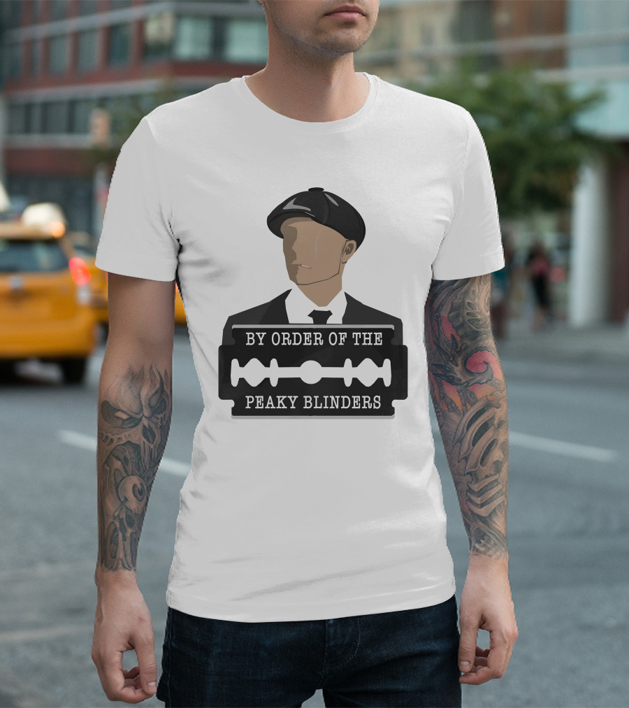 By Order Of The Peaky Blinders Razor Blade Hat T-Shirt