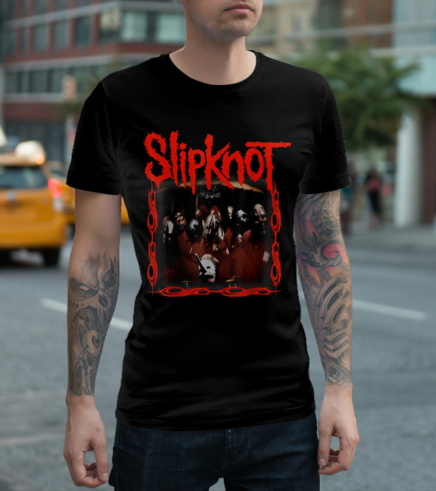 Slipknot Halloween Horror Masked Band Members T-Shirt