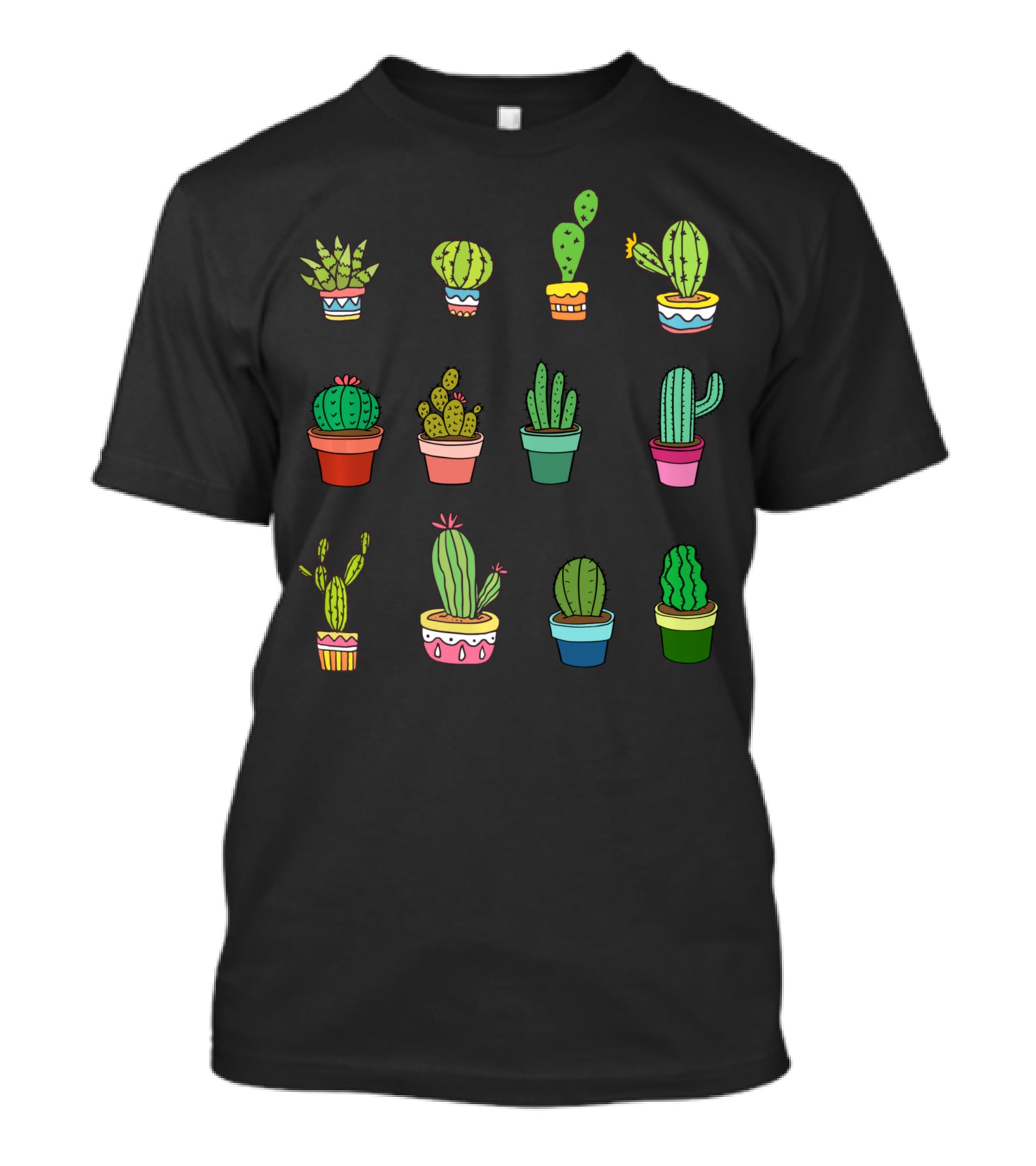 Cute Kawaii Succulent Collector Cactus Lover T-Shirt