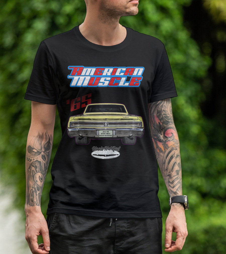 American Muscle 1965 Skylark GS Big V8 Wide Tires Solid Rearend UoolaValRod T-Shirt